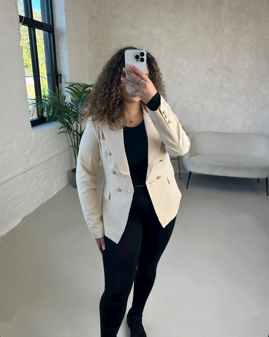 Cream Lola Blazer