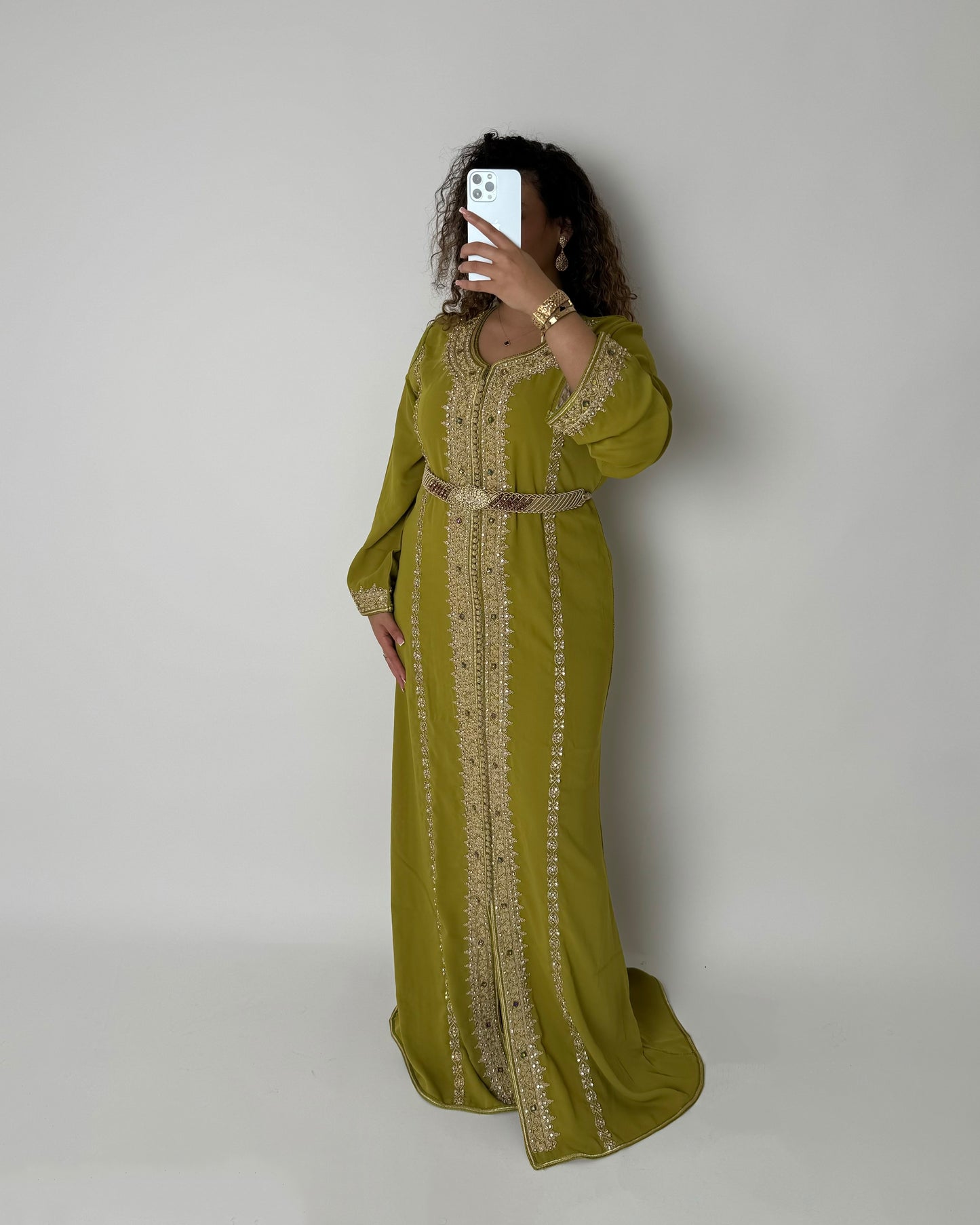 Caftan Hayat Pistache