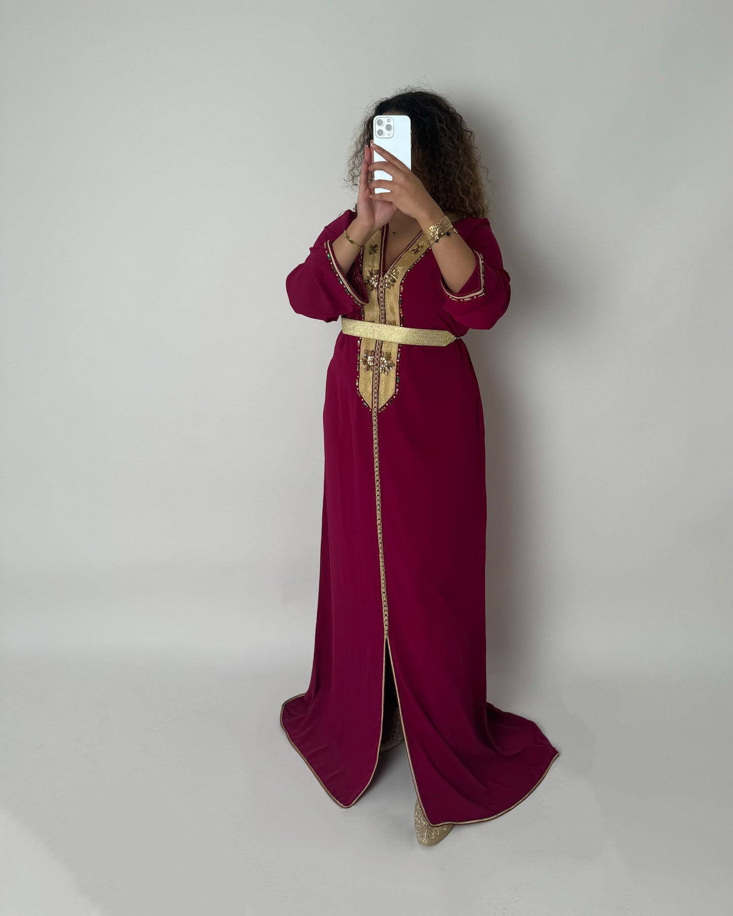 Caftan Myla Burgundy