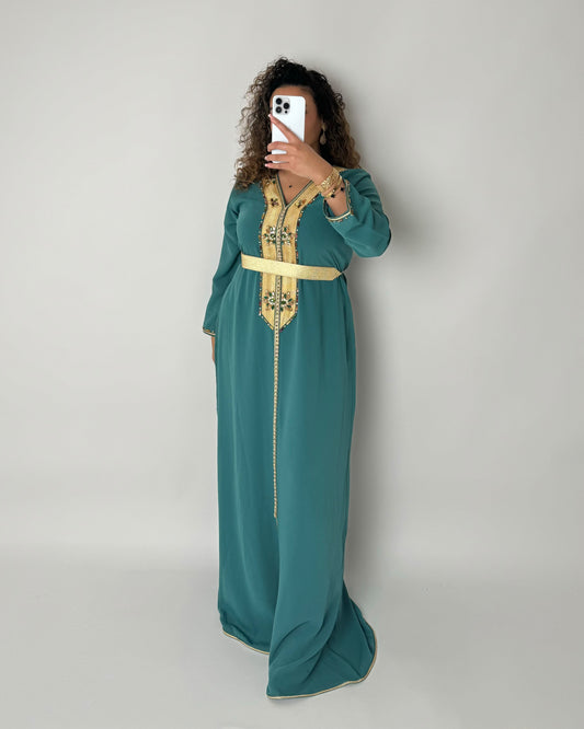 Caftan Myla Turquoise